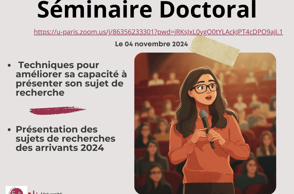 Séminaire Doctoral EDA 2024-2025