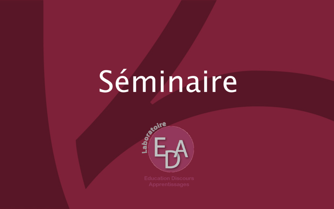 Séminaire CoDiDa – 23/01/2026